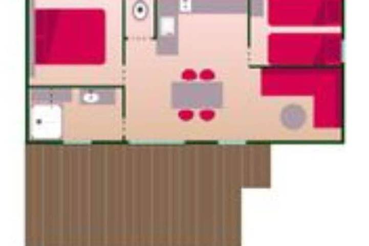 Camping pour 4 personnes