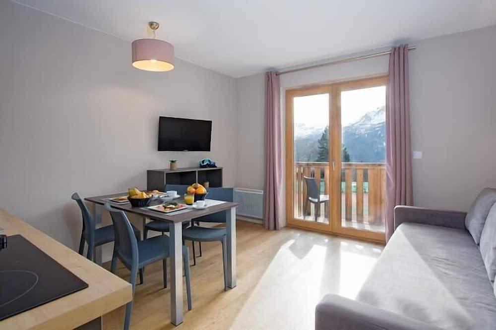 Ganze Wohnung, Bis 300m skipiste, balkon, parkmöglichkeiten, fernseher, schließfach für die skier, 25m², Pra Loup in Pra-Loup, Uvernet-Fours