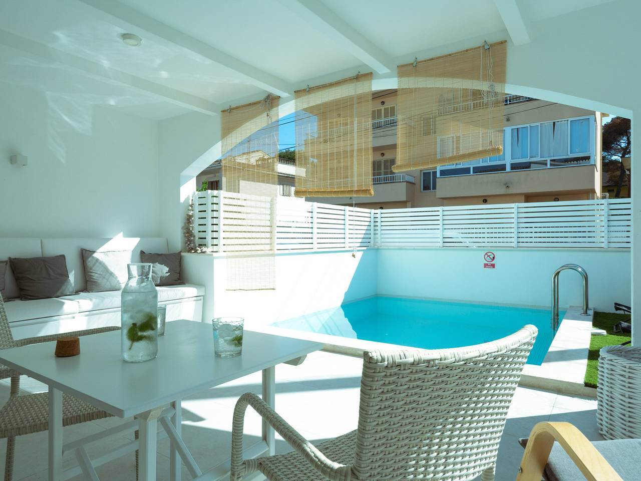 Haus in Can Picafort, 7 Pers., strandnah, privater Pool in Can Picafort, Santa Margalida