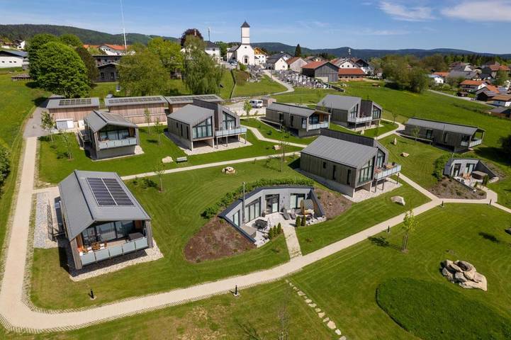 Chalet für 2 Personen, mit Ausblick und Terrasse sowie Sauna, mit Haustier in Bayern - 4