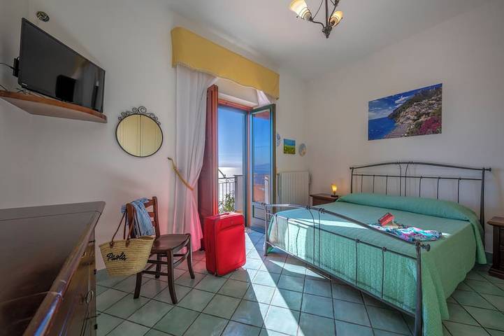Geheel appartement, Appartement met balkon met zeezicht in Tovere, Amalfi