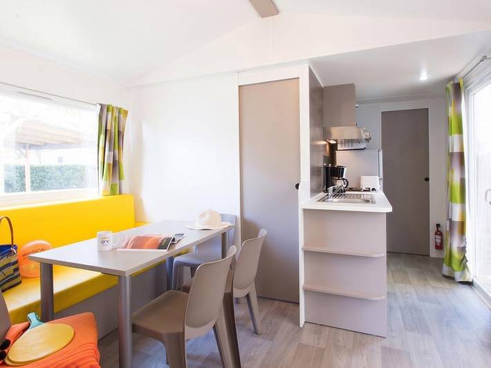 Camping Le Vieux Port - Mobilheim 6 personen - Cosy - 2 Schlafzimmer in Messanges, Côte d’Argent