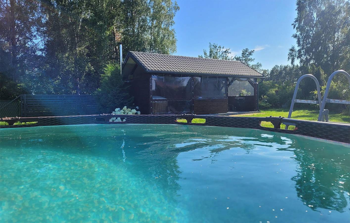 Ferienhaus für 7 Personen mit Pool in powiat kartuski