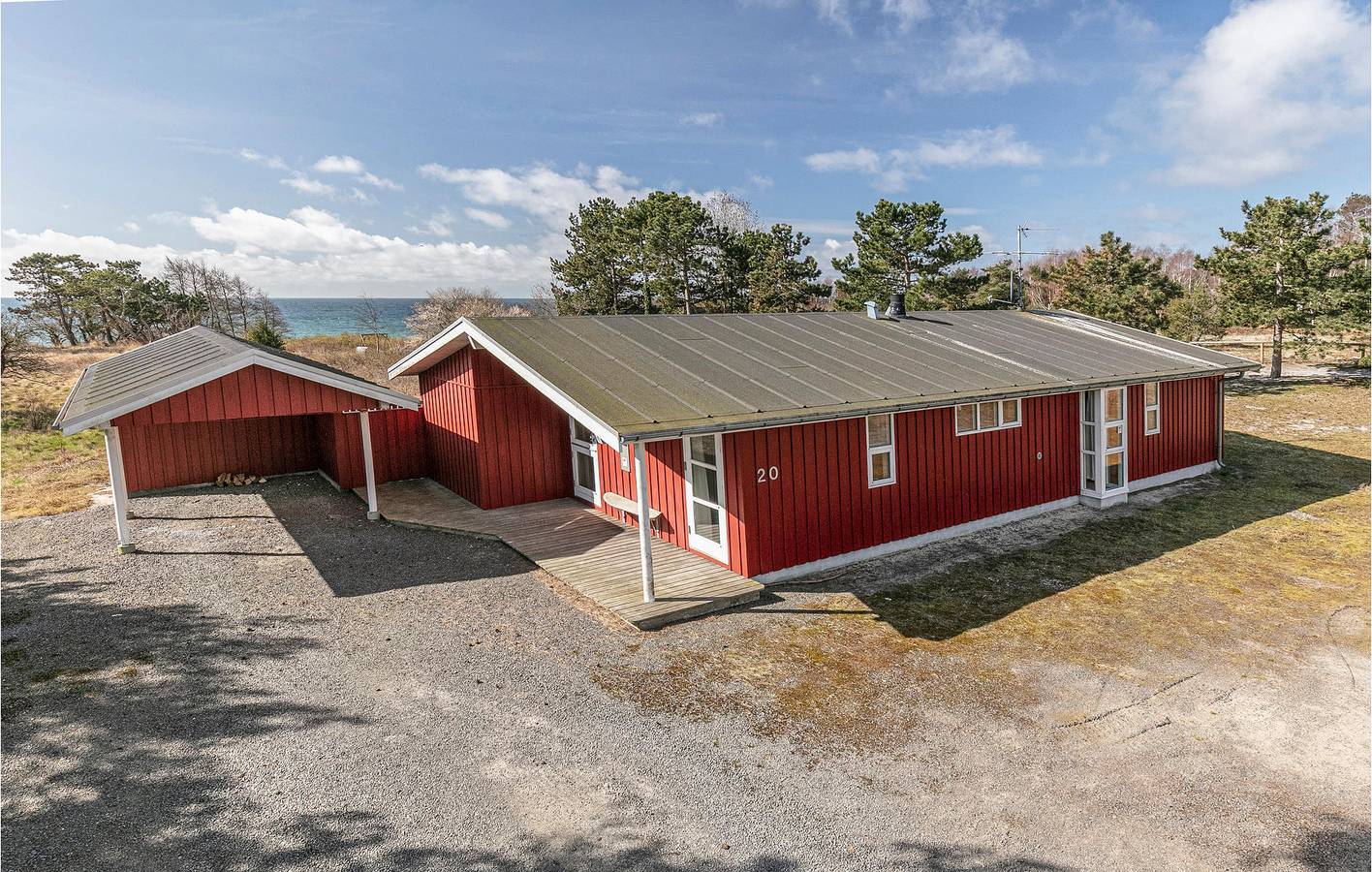 Ferienhaus für 6 Personen mit Terrasse in Østre Sømarken, Pedersker