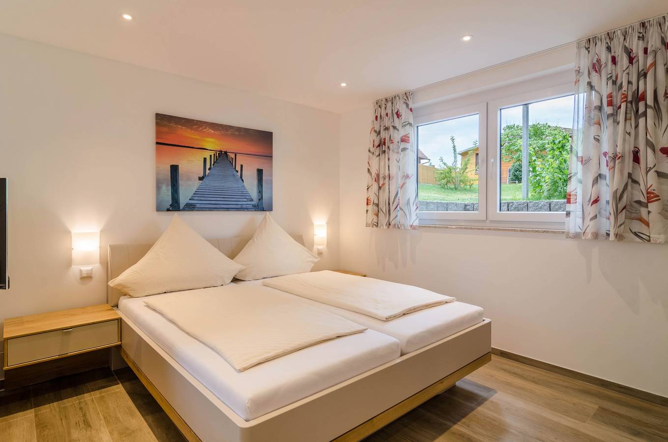 Appartement Haus Amber met balkon, gedeelde tuin & Wi-Fi, foto 8