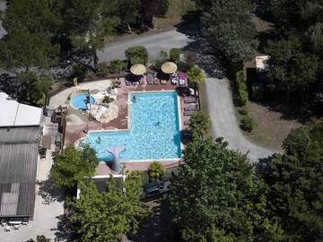 Chalet für 4 Personen, mit Kinderpool in Grayan-et-l'Hôpital
