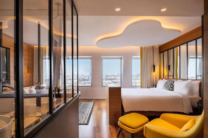 Hôtel pour 2 personnes, avec jacuzzi ainsi que sauna et terrasse, animaux acceptés