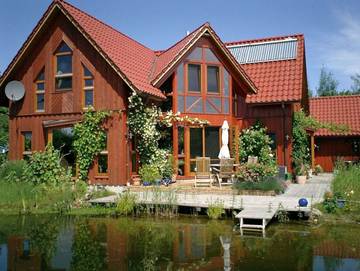 Ferienwohnung für 3 Personen, mit Sauna und Terrasse sowie Ausblick und Garten, kinderfreundlich in Nieby