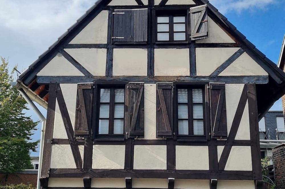 Old romantic half-timbered house near the Rhine in Porz (Köln), Cologne