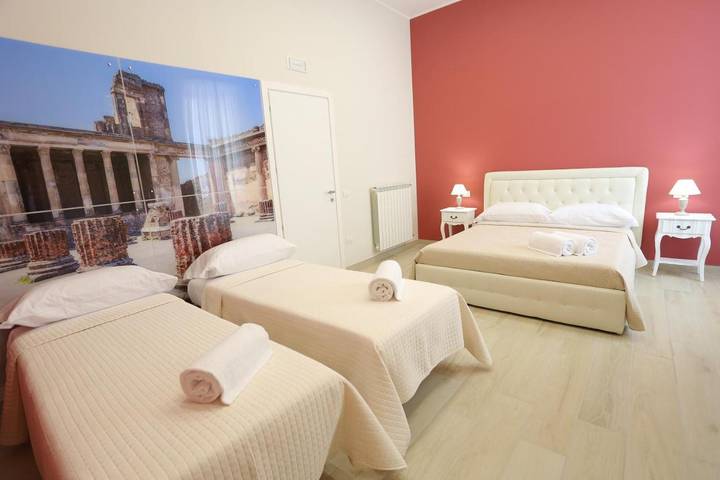 Vakantiewoning voor 4 personen, met balkon en uitzicht, kindvriendelijk in Pompei