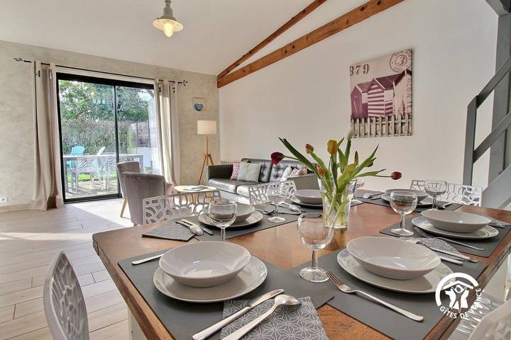 Gîte pour 4 personnes, avec jardin