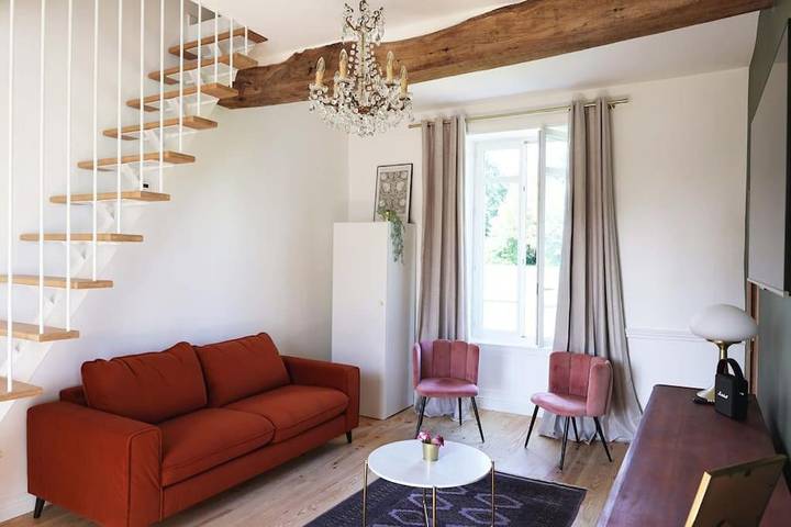 Ferienwohnung für 4 Personen, mit Whirlpool und Ausblick in Brix