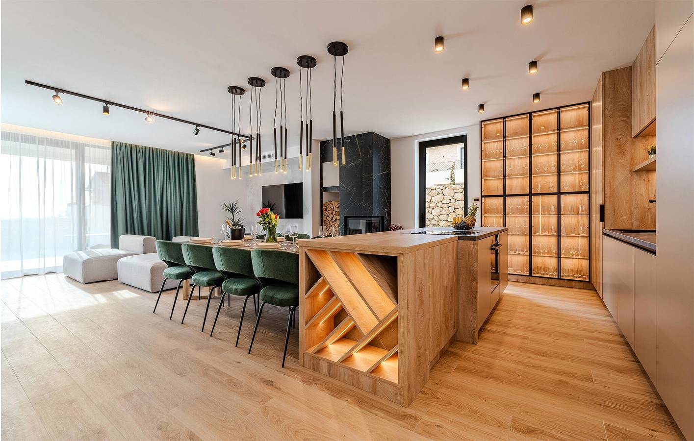 Gemütliche 1-Zimmer-Wohnung mit Meerblick, Pool und 1 km Entfernung zum Strand in Vodice, Šibenik-Knin