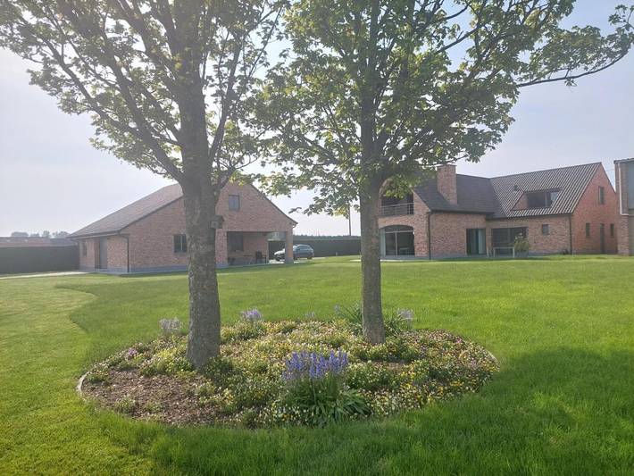 Maison de vacances pour 10 personnes, avec Terrasse ainsi que Jardin et Vue à Tielt