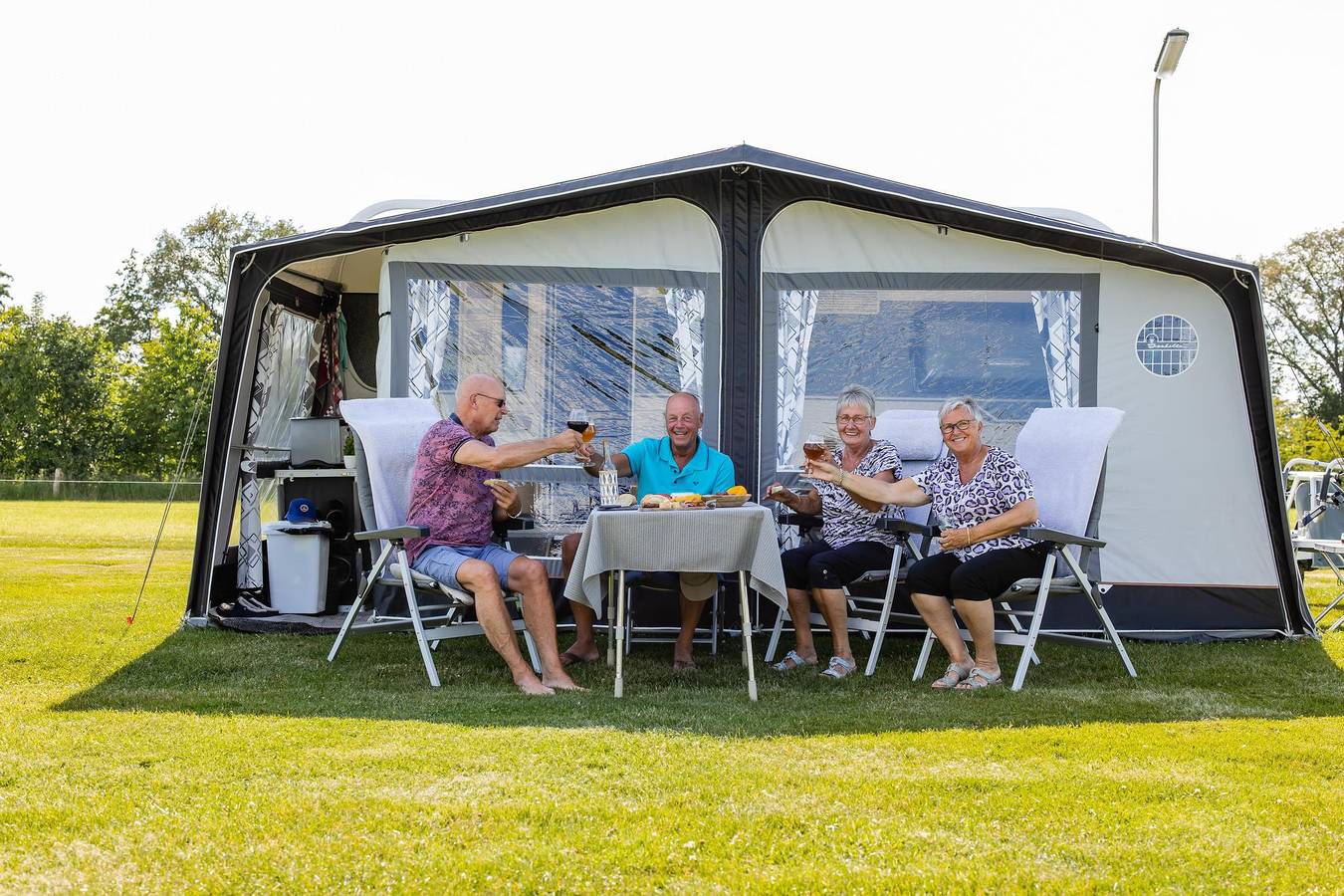 Charmecamping & Appartementen De Regge-Vallei — Comfort kampeerplaats (6/10/16) Ampère in Den Ham (Overijssel), Twente