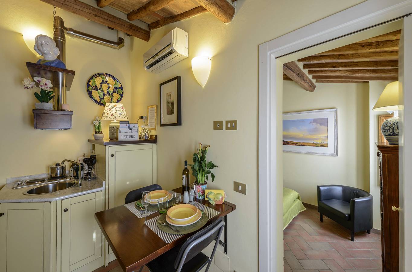 Apartamento entero, Apartamento vacacional "La Rocca Romantica" en el corazón de la ciudad vieja in San Gimignano, Provincia de Siena