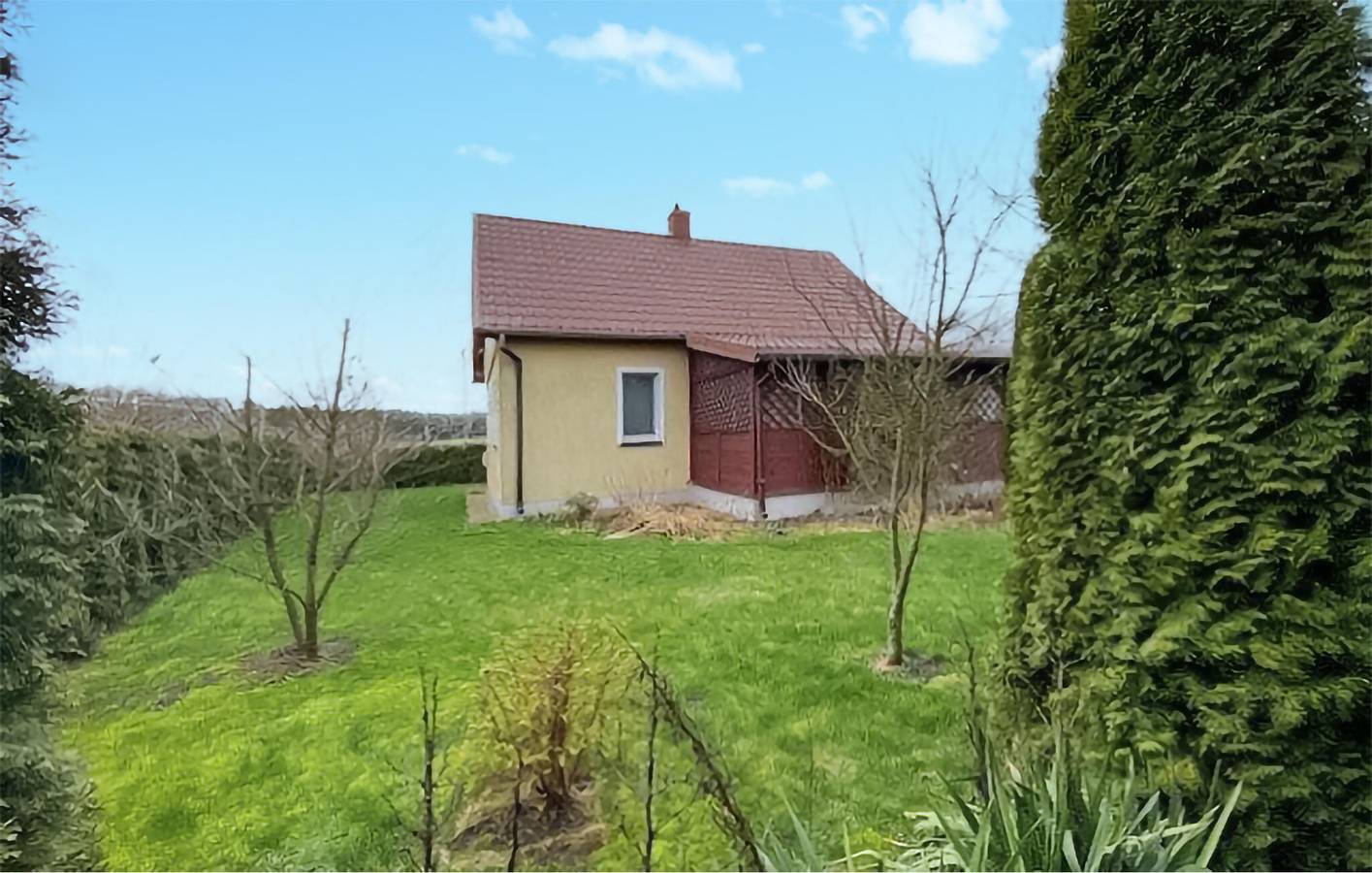 Ferienhaus für 5 Personen mit Terrasse in powiat ostrowski