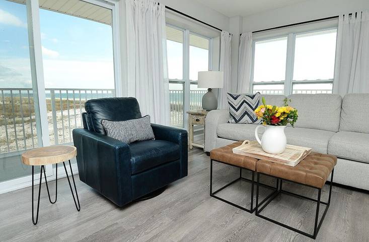 Vacation rental for 6 people, with balcony and hot tub in Mexico Beach (FL)