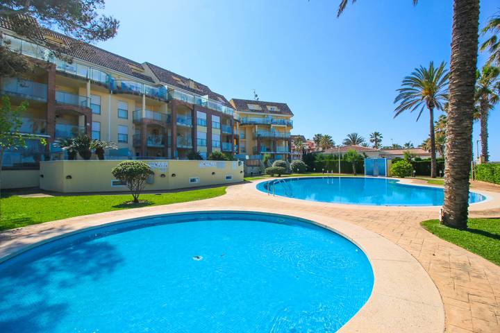 Ferienwohnung für 4 Personen, mit Kinderpool und Balkon sowie Garten, kinderfreundlich in Dénia - 4