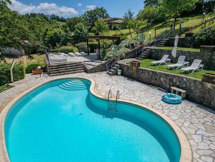 Ferienwohnung für 4 Personen, mit Ausblick und Garten sowie Pool in Roccalbegna - 3