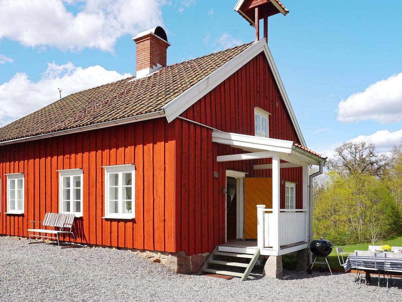 Hus för 6 Personer, med sjöutsikt samt terass och trädgård, barnvänlig