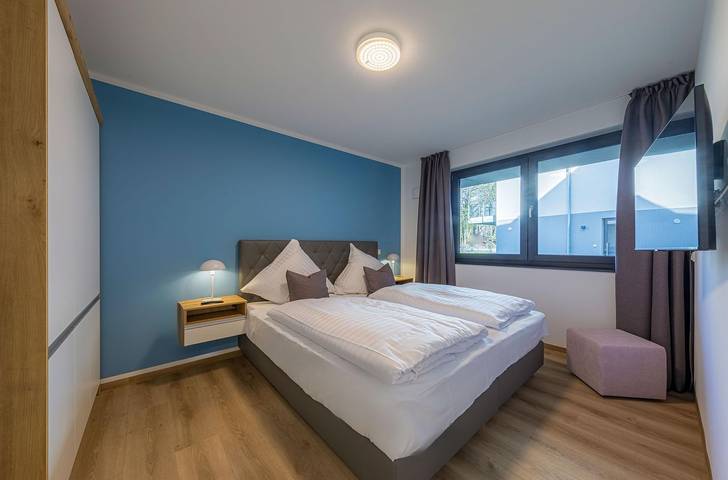 Apartamento entero, 5 Sterne Ferienwohnung „Wiesenschnecke“ in Krakow am See in Am Wadehäng, Krakow am See