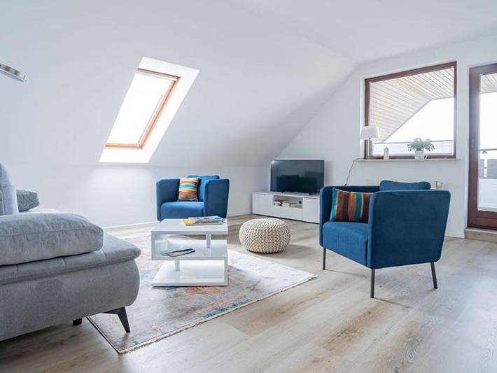 Ferienwohnung für 3 Personen, mit Balkon und Terrasse in Mölln