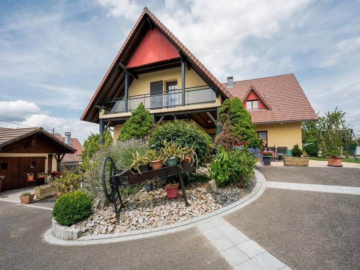 Hytte for 10 personer, med hage, dyr tillatt i Alsace