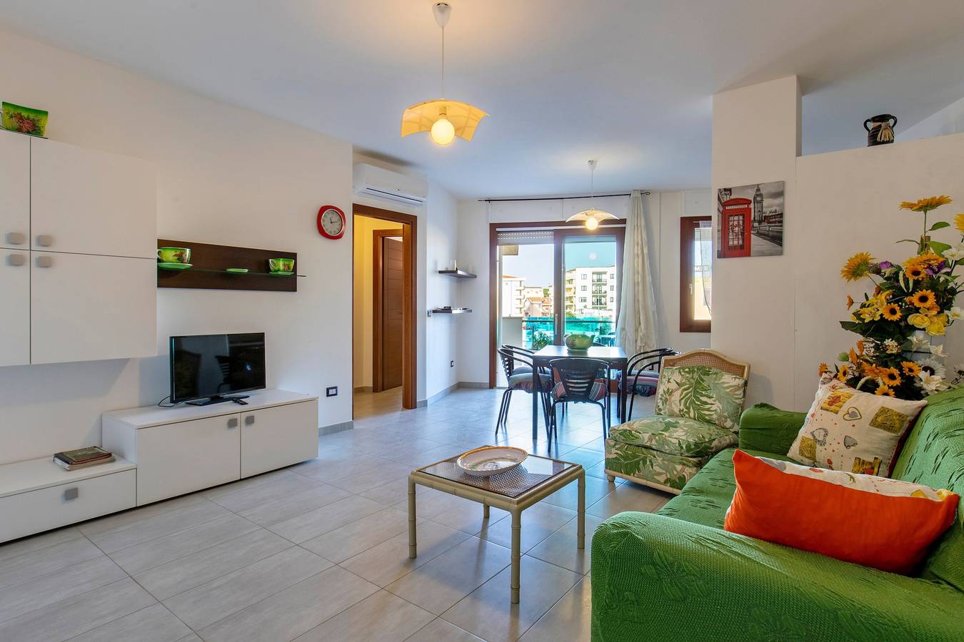 Appartement entier, Appartement "Mediterraneo" près de la plage avec climatisation et terrasse in Lido San Giovanni, Alghero