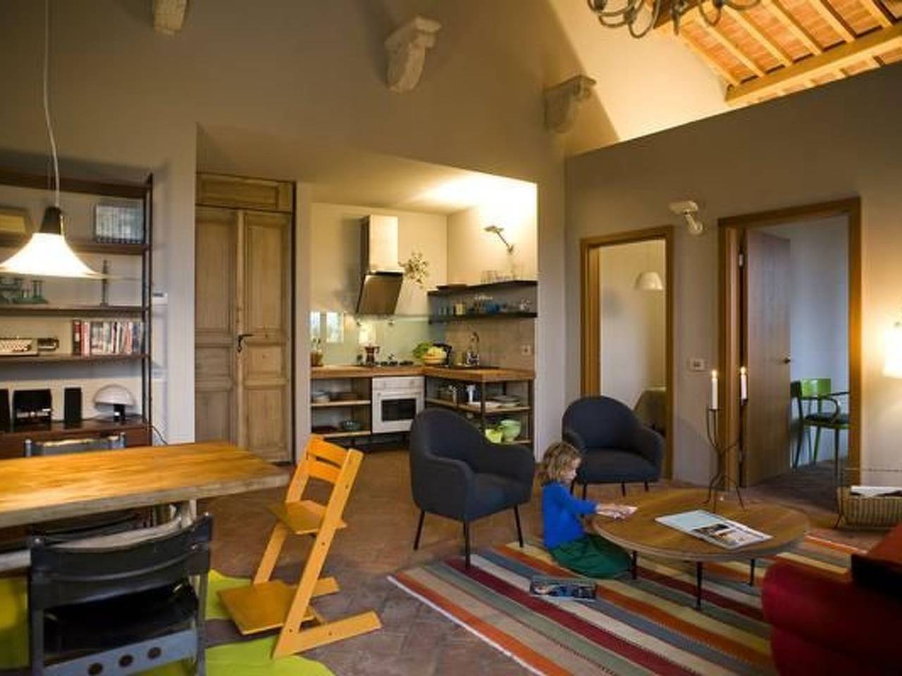 Appartamento intero, Wohnung "Villa Famiglia" mit Blick auf das Wasser in Volterra, Pisa e dintorni