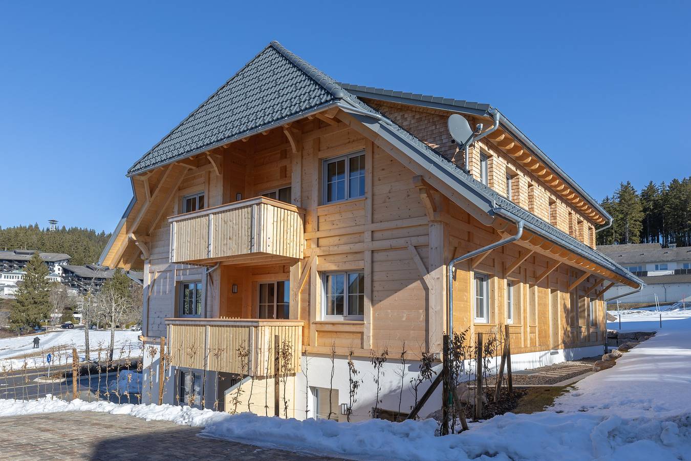 Apartamento vacacional entero, Ferienhaus Dresselbach - Wohnung 02 "Tannenwaldblick" in Schluchsee für 6 Personen in Lago Schluch, Bosque Negro sur