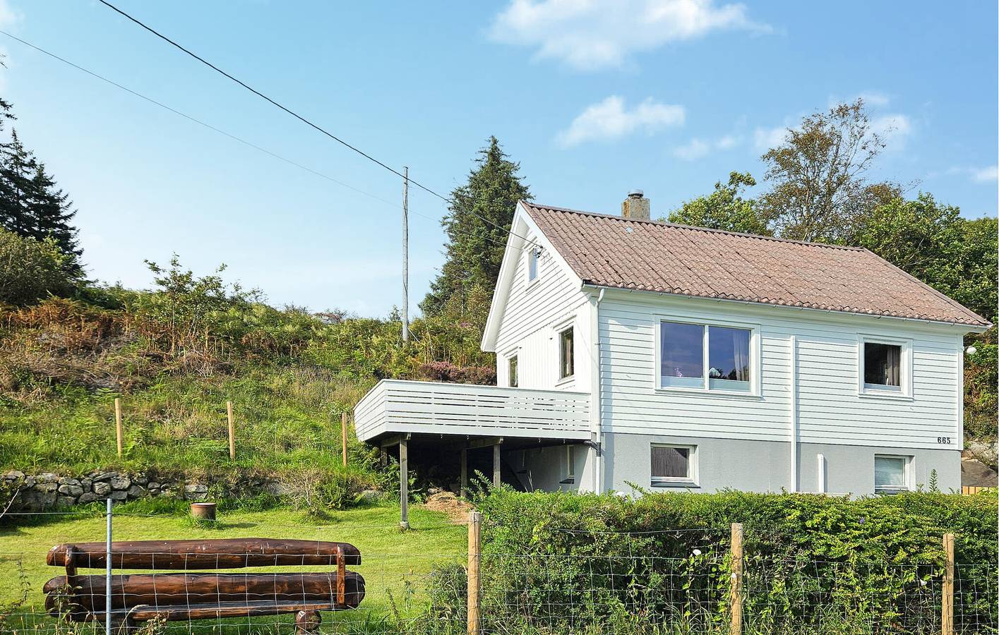 Ferienhaus für 9 Personen mit Terrasse in Bokn