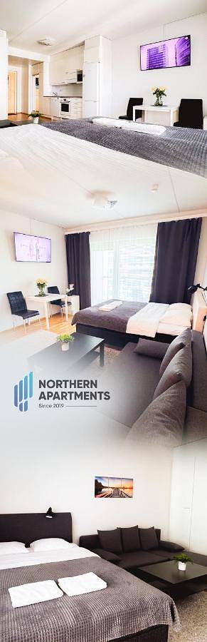 Appartement de vacances pour 4 personnes, avec Balcon ainsi que Terrasse et Vue dans région de Oulu