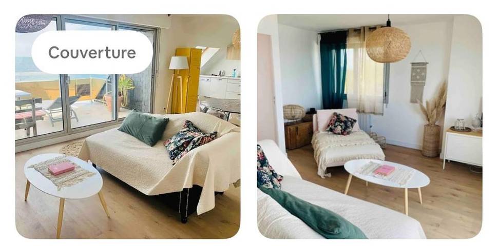 Appartement de vacances pour 4 personnes, avec jardin et vue