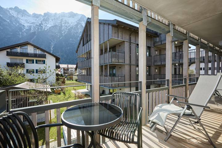 Hütte für 6 Personen, mit Terrasse und Ausblick im Mittenwald - 2