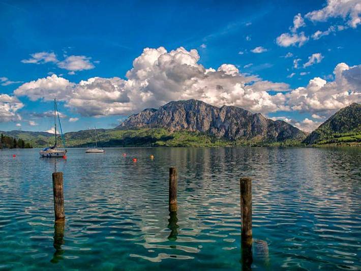 Hotel für 2 Personen, mit Balkon, kinderfreundlich in Steinbach am Attersee - 4