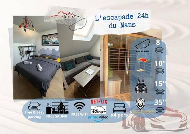 Appartement de vacances pour 4 personnes, avec sauna et jardin, adapté aux familles