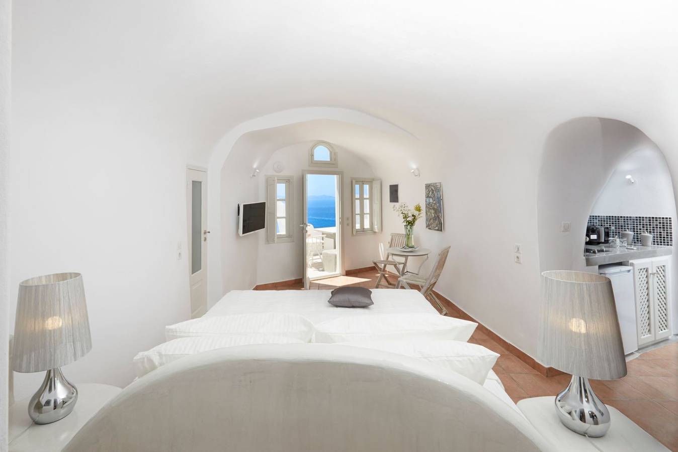 Villa für 7 Personen mit Meerblick in Oia, Santorin
