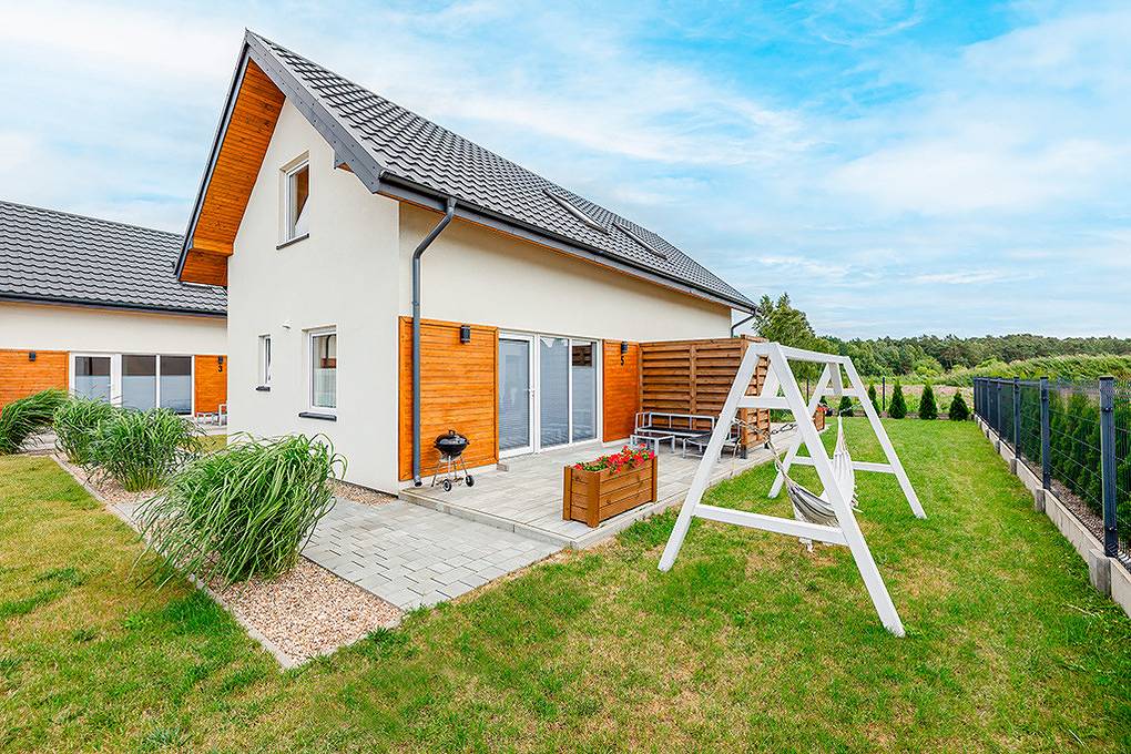 Casa de vacaciones para 7 personas con terraza in Nowęcin, Parque nacional de Słowiński