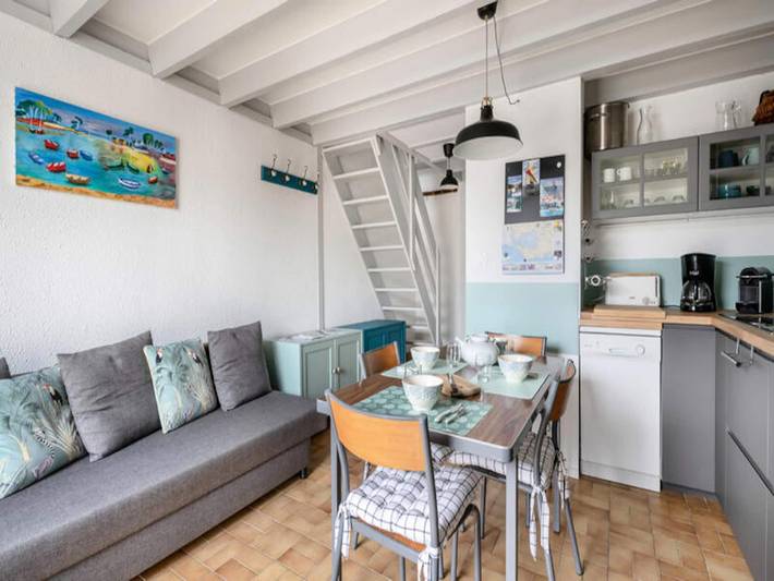 Gîte pour 4 personnes, avec jardin et piscine à Saint-Gildas-de-Rhuys