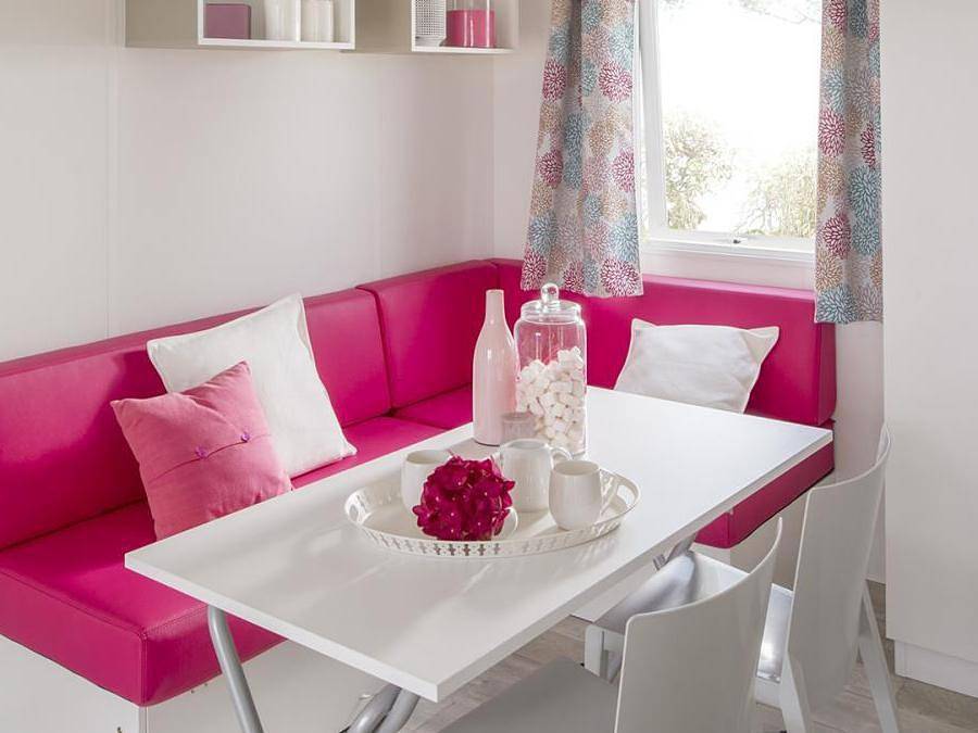 Flower Camping l'Epi Bleu - Mobilhome 4 personas - Confort + 26m² (2 habitaciones) + 10m² terraza cubierta in Banon, Forcalquier region