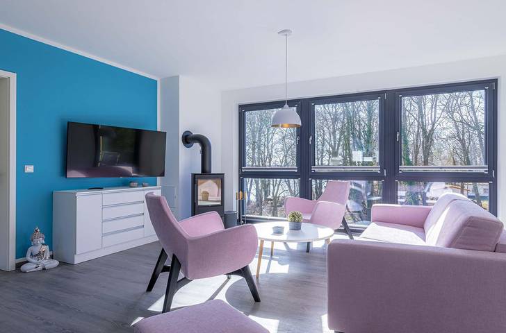Apartamento de vacaciones para 6 personas, con jardín además de vistas al lago y sauna, Se admiten mascotas - 1