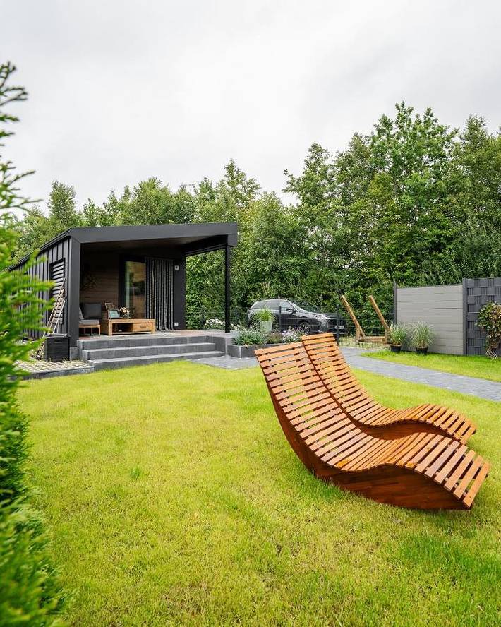 Chalet für 5 Personen, mit Whirlpool und Terrasse sowie Garten und Sauna in Twist - 2