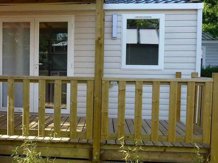 Mobil home pour 2 personnes, avec sauna et bassin pour enfant à Saint-Lunaire - 2