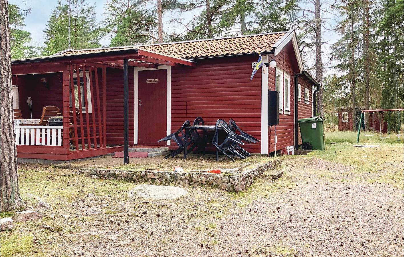 Ferienhaus für 5 Personen mit Terrasse in Oknö, Mönsterås und Umgebung