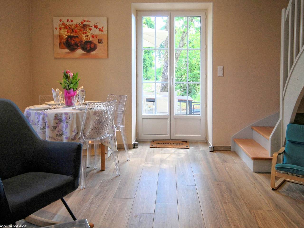 Charmantes renoviertes Ferienhaus mit Terrasse und Parkplatz in Montagney in Montagney, Haute-Saône