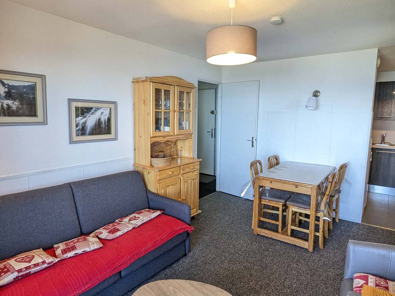 Apartamento entero, Apartamento de 3 piezas al pie de pistas con balcón y cocina americana in Prapoutel, Les Adrets
