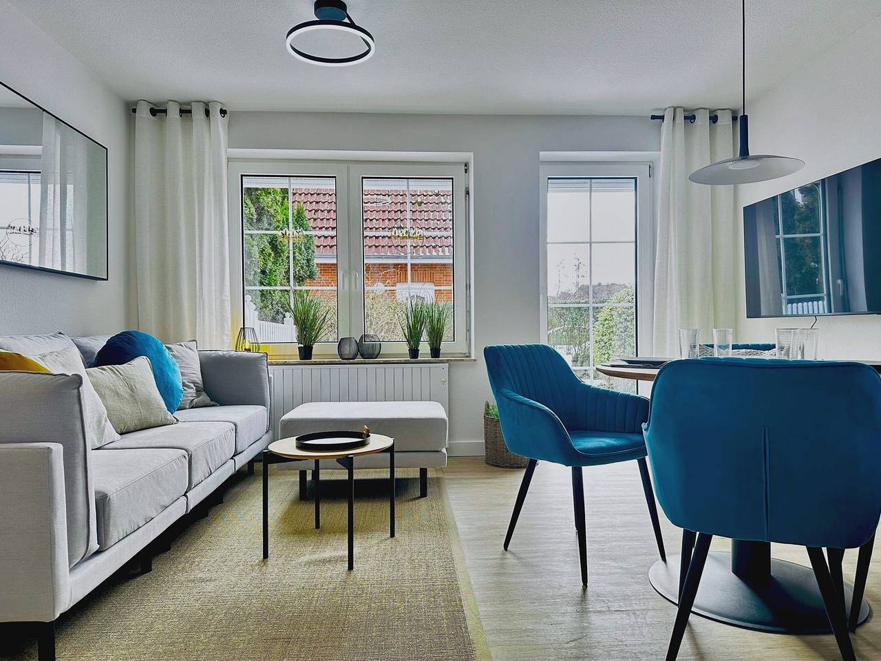 Ferienhaus am Meer mit Parkplatz, Terrasse und Internet in Böhl (St. Peter-Ording), St. Peter-Ording