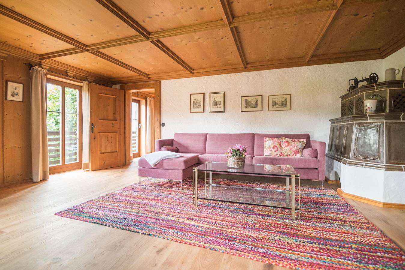 Ganze Ferienwohnung, Das Schusterhäusl - Ferienwohnung Hans, 75 qm mit Balkon und Gartenblick, 1 separates Schlafzimmer in Samerberg, Bayerische Alpen