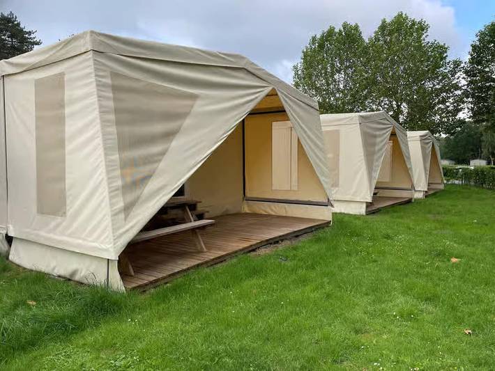 Camping voor 4 personen, met zwembad, kindvriendelijk in Vlaanderen